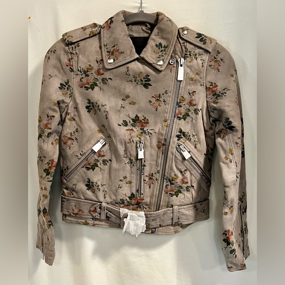 All Saints Jackets & Blazers - All Saints Leather zipper jacket